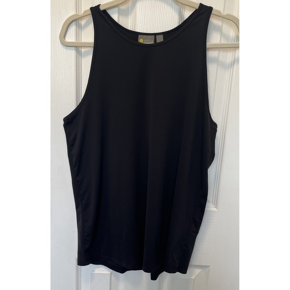 Zella Womens Black Workout Tank Racerback Yoga Top NR382984MI Size Medium